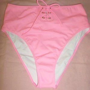PINK Victoria's Secret High Waist Bikini Bottom